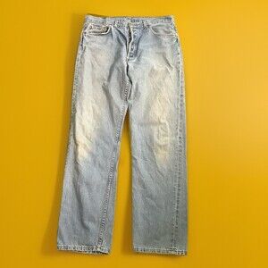 Vintage Levi's 501 Mens Jeans 38x34 90s UK Made Regular Straight 90s